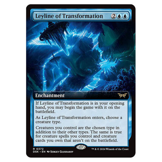 Leyline of Transformation 0372 card from the Magic The Gathering set Duskmourn: House of Horror