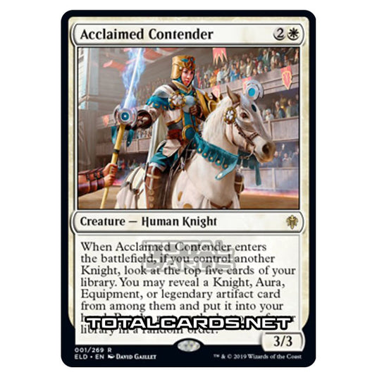 Magic The Gathering - Throne of Eldraine  - Acclaimed Contender - 1/269