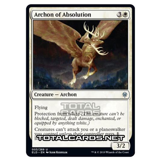 Magic The Gathering - Throne of Eldraine  - Archon of Absolution - 3/269