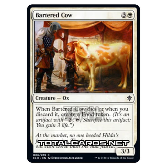 Magic The Gathering - Throne of Eldraine  - Bartered Cow - 6/269