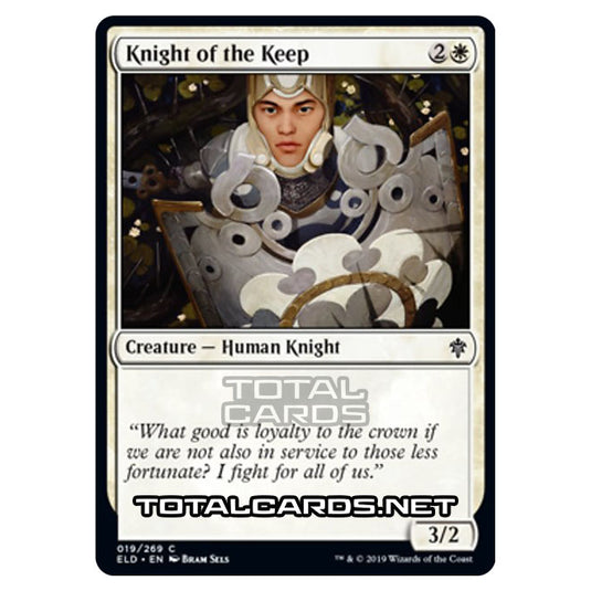 Magic The Gathering - Throne of Eldraine  - Knight of the Keep - 19/269