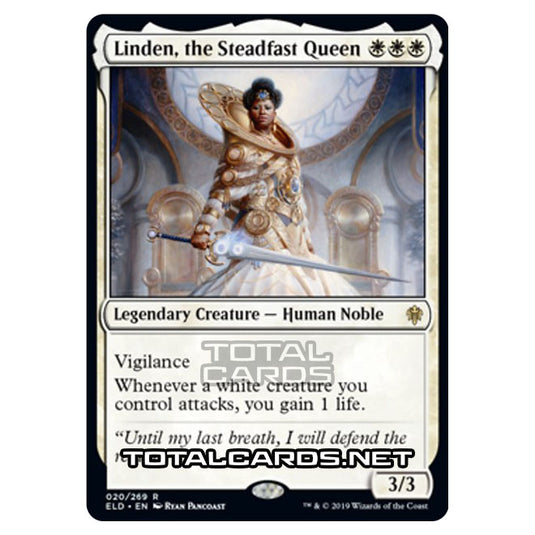 Magic The Gathering - Throne of Eldraine  - Linden, the Steadfast Queen - 20/269