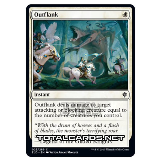 Magic The Gathering - Throne of Eldraine  - Outflank - 23/269