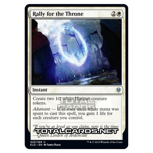 Magic The Gathering - Throne of Eldraine  - Rally for the Throne - 25/269