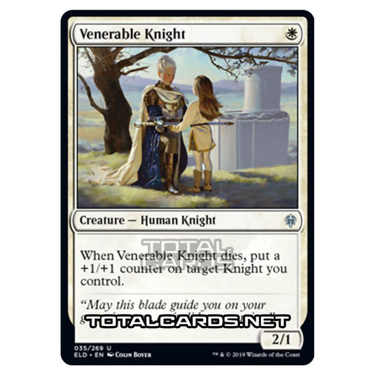 Magic The Gathering - Throne of Eldraine  - Venerable Knight - 35/269