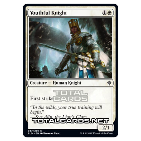 Magic The Gathering - Throne of Eldraine  - Youthful Knight - 37/269