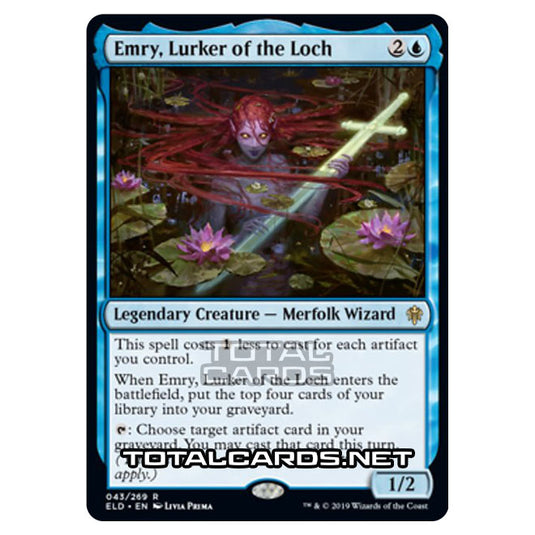 Magic The Gathering - Throne of Eldraine  - Emry, Lurker of the Loch - 43/269