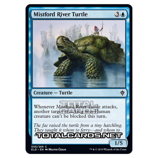 Magic The Gathering - Throne of Eldraine  - Mistford River Turtle - 56/269
