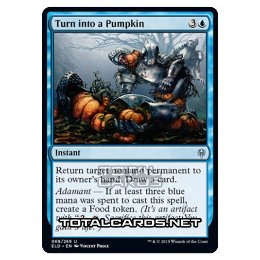 Magic The Gathering - Throne of Eldraine  - Turn into a Pumpkin - 69/269