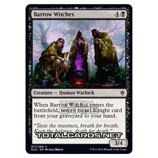 Magic The Gathering - Throne of Eldraine  - Barrow Witches - 77/269