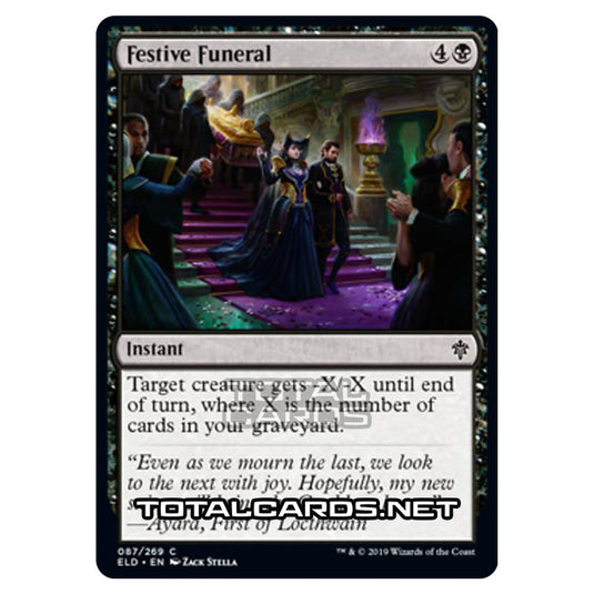 Magic The Gathering - Throne of Eldraine  - Festive Funeral - 87/269