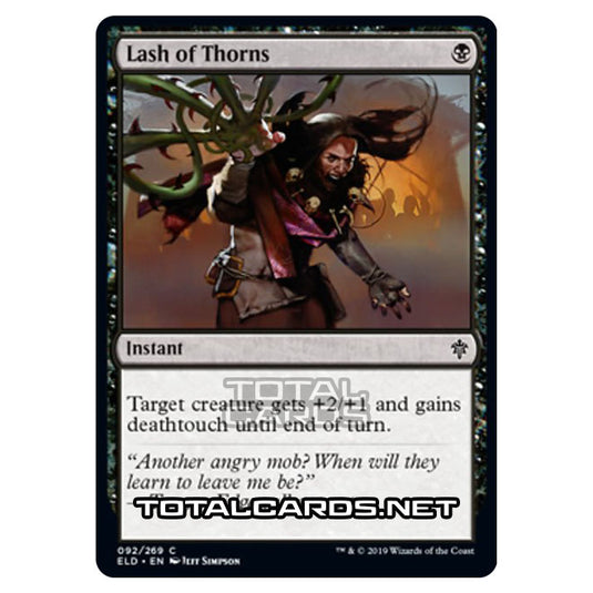 Magic The Gathering - Throne of Eldraine  - Lash of Thorns - 92/269