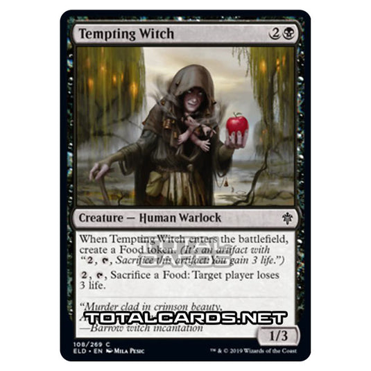 Magic The Gathering - Throne of Eldraine  - Tempting Witch - 108/269
