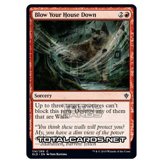 Magic The Gathering - Throne of Eldraine  - Blow Your House Down - 114/269