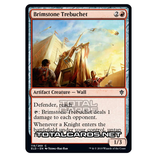 Magic The Gathering - Throne of Eldraine  - Brimstone Trebuchet - 116/269