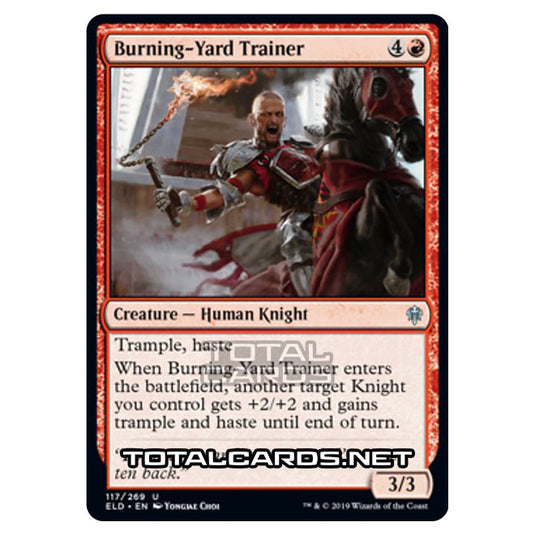 Magic The Gathering - Throne of Eldraine  - Burning-Yard Trainer - 117/269