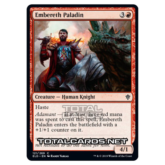 Magic The Gathering - Throne of Eldraine  - Embereth Paladin - 121/269