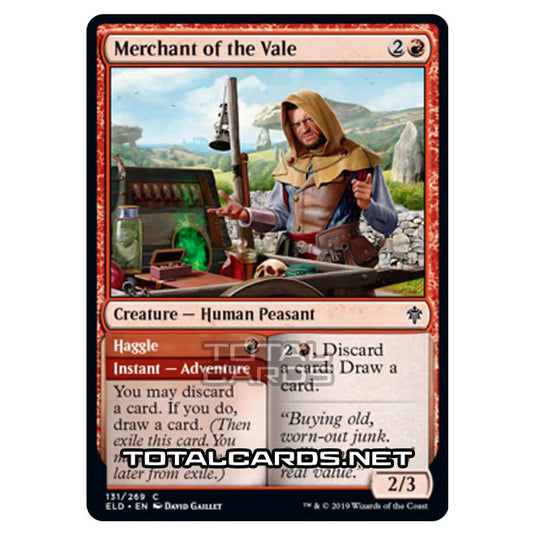 Magic The Gathering - Throne of Eldraine  - Merchant of the Vale // Haggle - 131/269