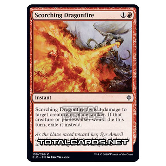 Magic The Gathering - Throne of Eldraine  - Scorching Dragonfire - 139/269
