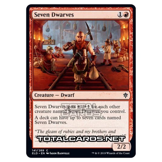 Magic The Gathering - Throne of Eldraine  - Seven Dwarves - 141/269