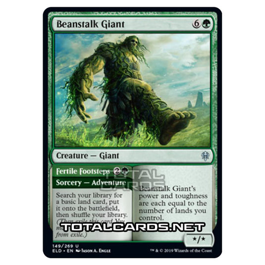 Magic The Gathering - Throne of Eldraine  - Beanstalk Giant // Fertile Footsteps - 149/269