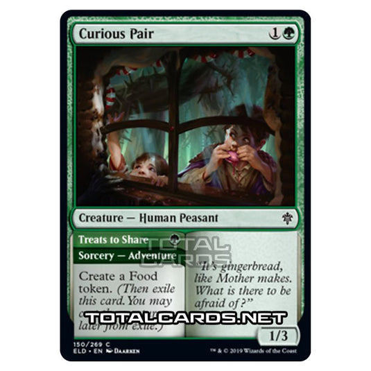 Magic The Gathering - Throne of Eldraine  - Curious Pair // Treats to Share - 150/269