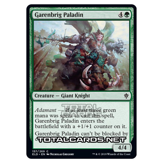 Magic The Gathering - Throne of Eldraine  - Garenbrig Paladin - 157/269