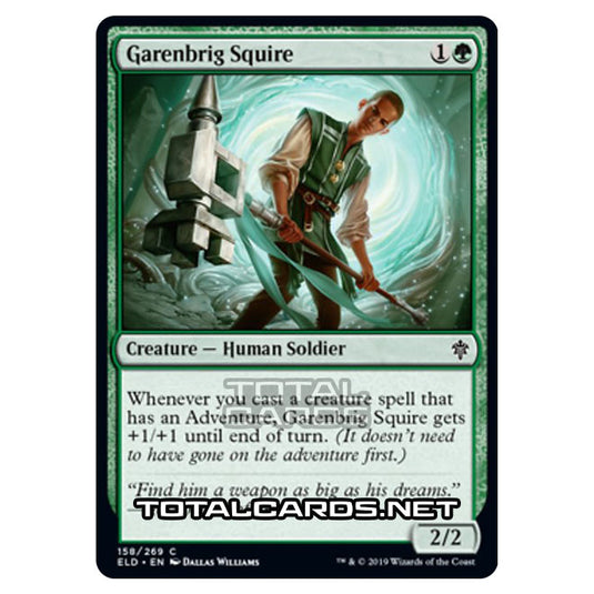 Magic The Gathering - Throne of Eldraine  - Garenbrig Squire - 158/269