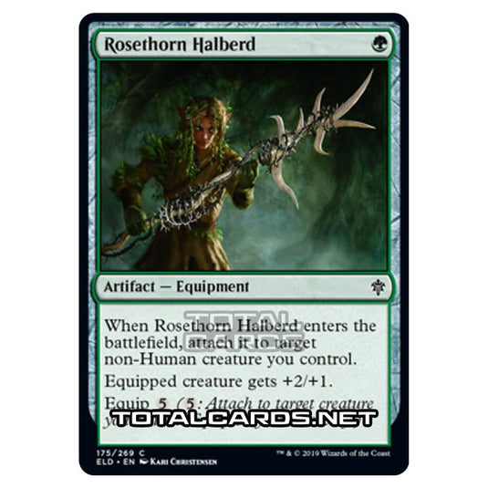 Magic The Gathering - Throne of Eldraine  - Rosethorn Halberd - 175/269