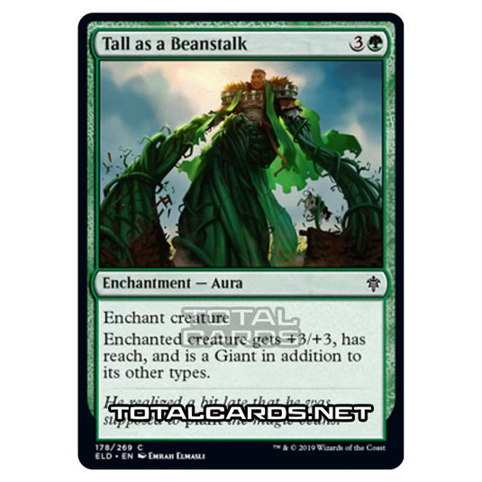 Magic The Gathering - Throne of Eldraine  - Tall as a Beanstalk - 178/269