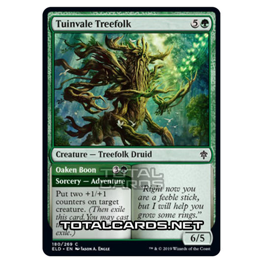 Magic The Gathering - Throne of Eldraine  - Tuinvale Treefolk // Oaken Boon - 180/269