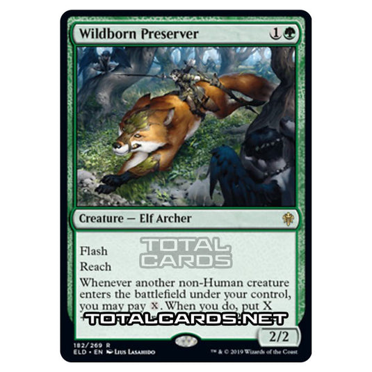 Magic The Gathering - Throne of Eldraine  - Wildborn Preserver - 182/269