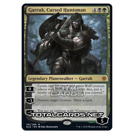 Magic The Gathering - Throne of Eldraine  - Garruk, Cursed Huntsman - 191/269