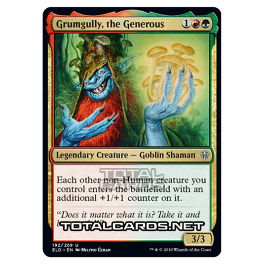 Magic The Gathering - Throne of Eldraine  - Grumgully, the Generous - 192/269