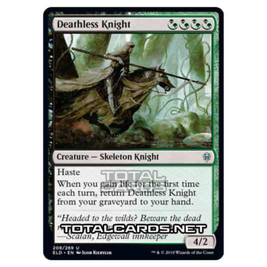 Magic The Gathering - Throne of Eldraine  - Deathless Knight - 208/269