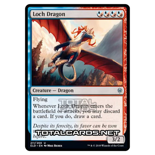 Magic The Gathering - Throne of Eldraine  - Loch Dragon - 211/269