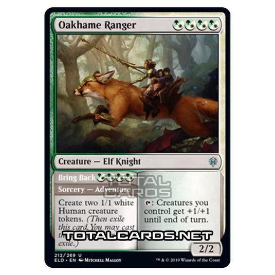 Magic The Gathering - Throne of Eldraine  - Oakhame Ranger // Bring Back - 212/269