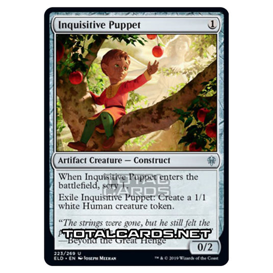 Magic The Gathering - Throne of Eldraine  - Inquisitive Puppet - 223/269