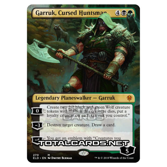 Magic The Gathering - Throne of Eldraine  - Garruk, Cursed Huntsman - 270/269