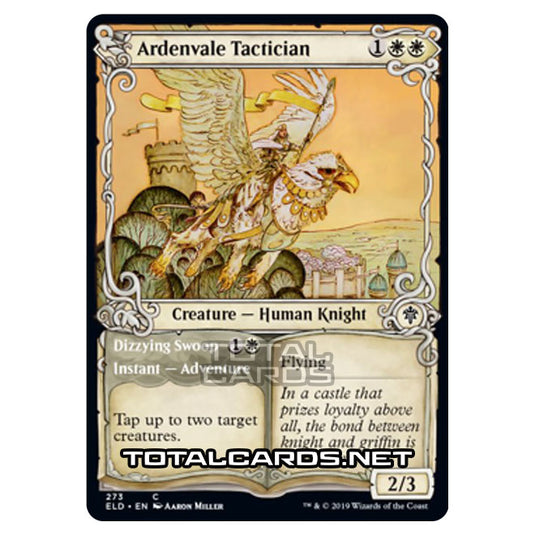 Magic The Gathering - Throne of Eldraine  - Ardenvale Tactician // Dizzying Swoop - 273/269