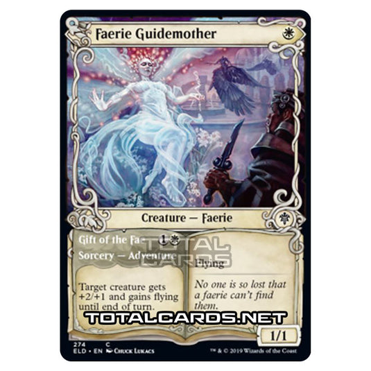 Magic The Gathering - Throne of Eldraine  - Faerie Guidemother // Gift of the Fae - 274/269