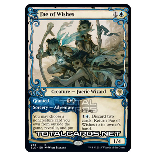 Magic The Gathering - Throne of Eldraine  - Fae of Wishes // Granted - 282/269