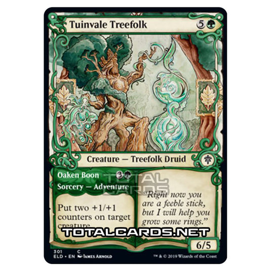 Magic The Gathering - Throne of Eldraine  - Tuinvale Treefolk // Oaken Boon - 301/269