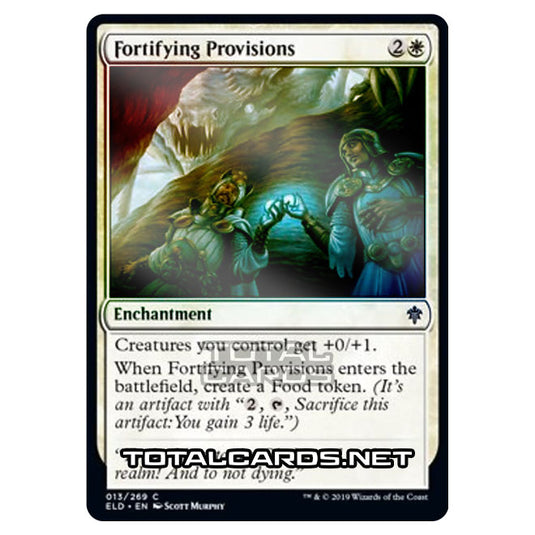 Magic The Gathering - Throne of Eldraine  - Fortifying Provisions - 13/269 (Foil)