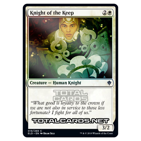 Magic The Gathering - Throne of Eldraine  - Knight of the Keep - 19/269 (Foil)