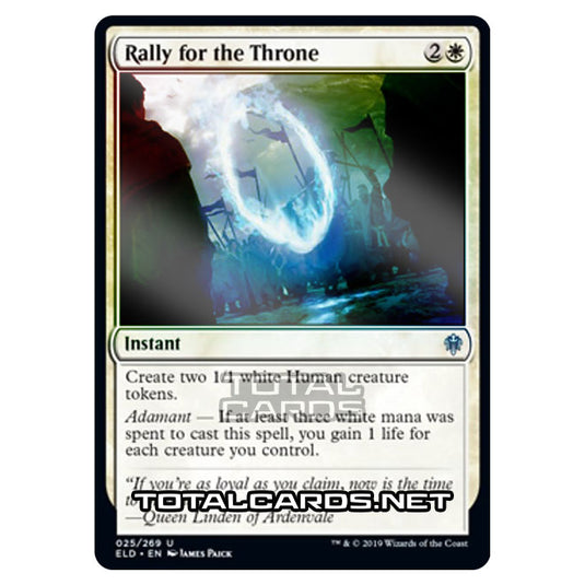 Magic The Gathering - Throne of Eldraine  - Rally for the Throne - 25/269 (Foil)