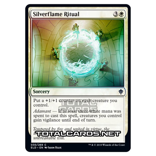 Magic The Gathering - Throne of Eldraine  - Silverflame Ritual - 30/269 (Foil)