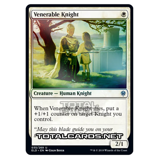 Magic The Gathering - Throne of Eldraine  - Venerable Knight - 35/269 (Foil)