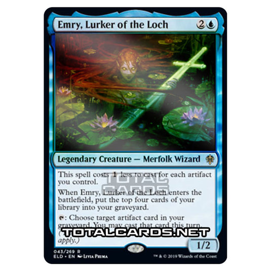 Magic The Gathering - Throne of Eldraine  - Emry, Lurker of the Loch - 43/269 (Foil)