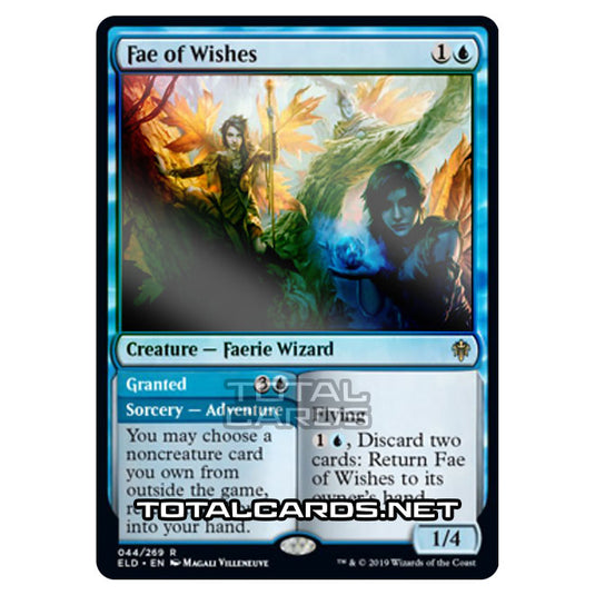 Magic The Gathering - Throne of Eldraine  - Fae of Wishes // Granted - 44/269 (Foil)